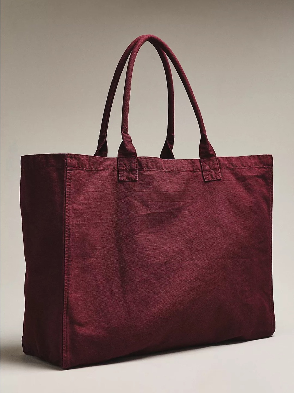 Anine Bing Leo Collegiate Canvas Tote Bag - Picture 2 of 7